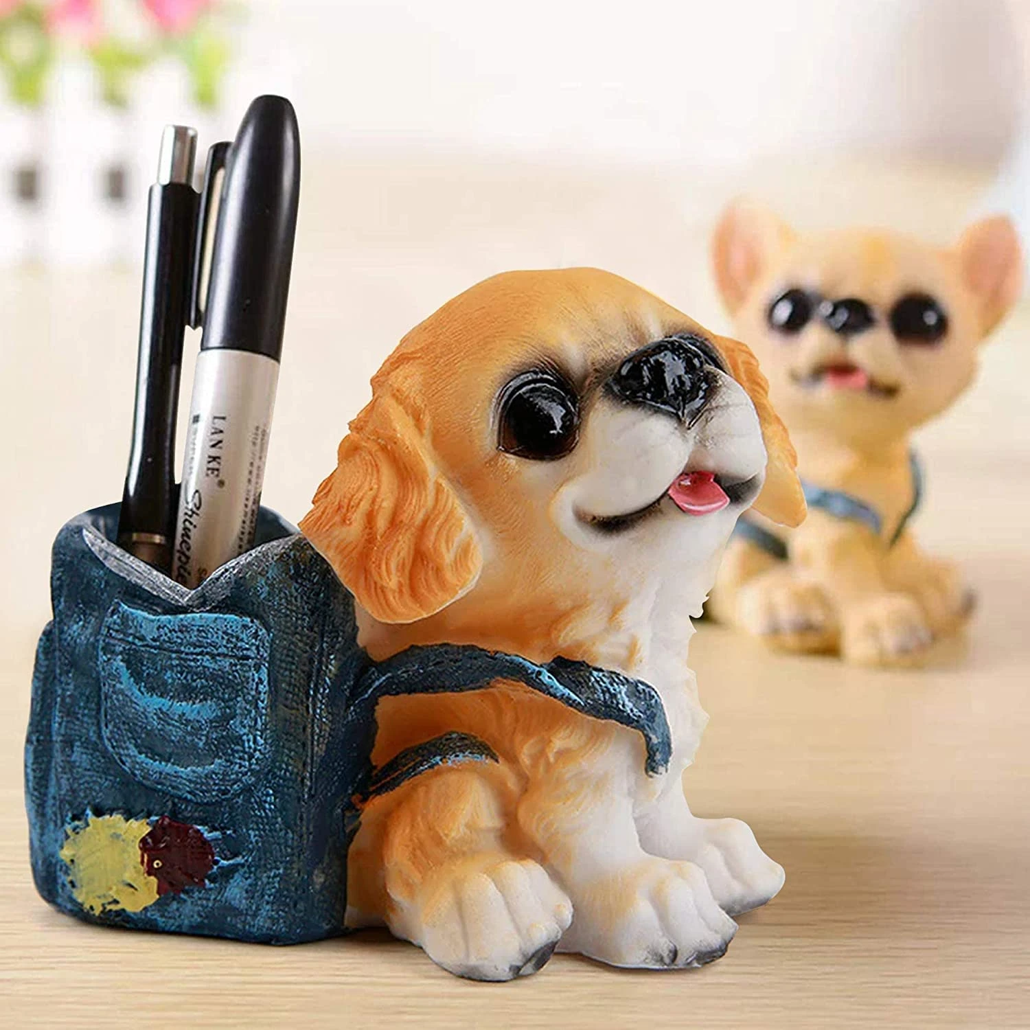 Cute Dog Decorative Pen Stand for Gift office Desk Kids Study Table